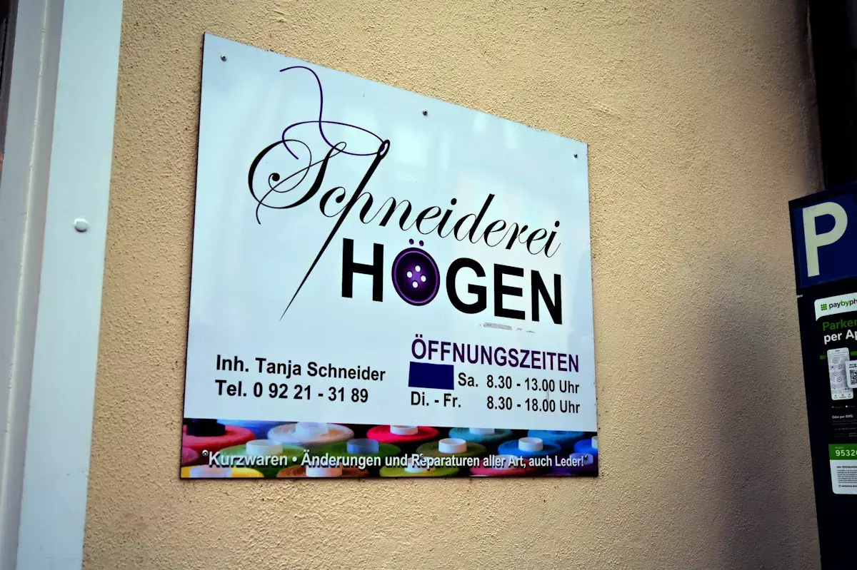 Öffnungszeiten Schneiderei Högen